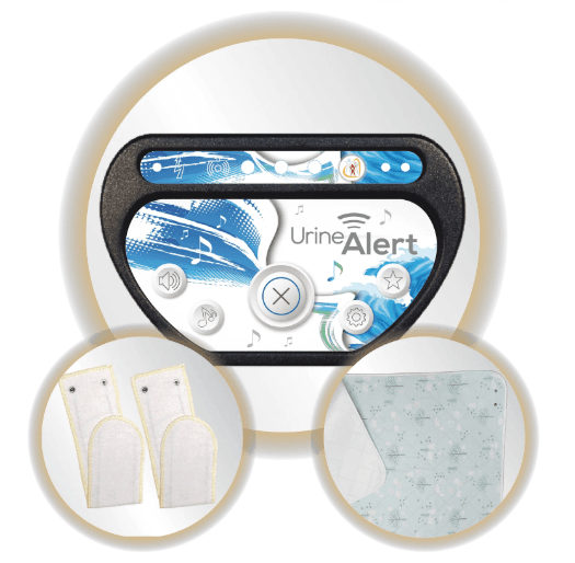 Système Urine-Alert avec bandes et tapis de détection