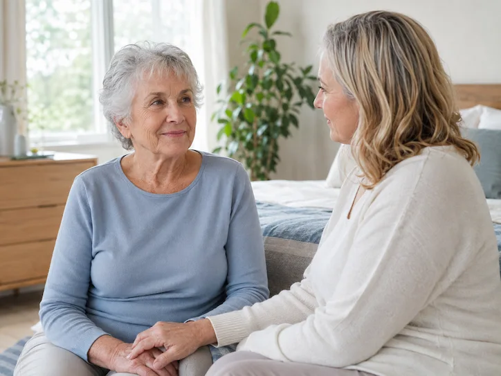 Adulte ou aîné utilisant Urine-Alert pour mieux gérer l’incontinence