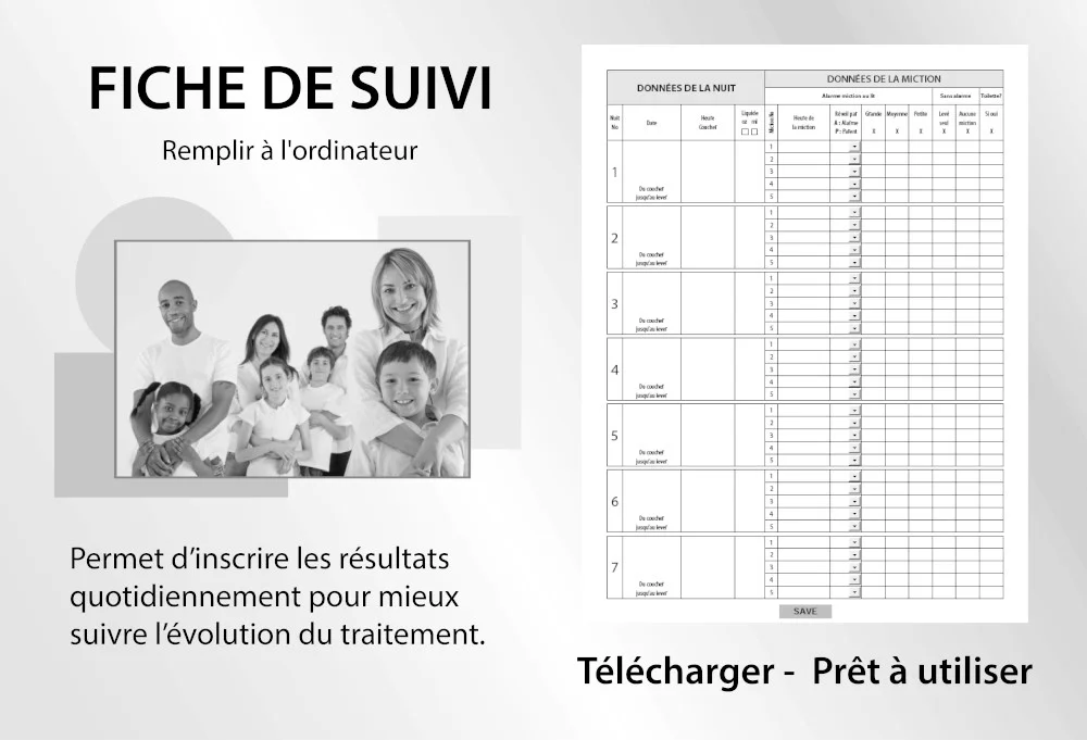 Fiche de suivi PDF  (Informatique ou à imprimer)